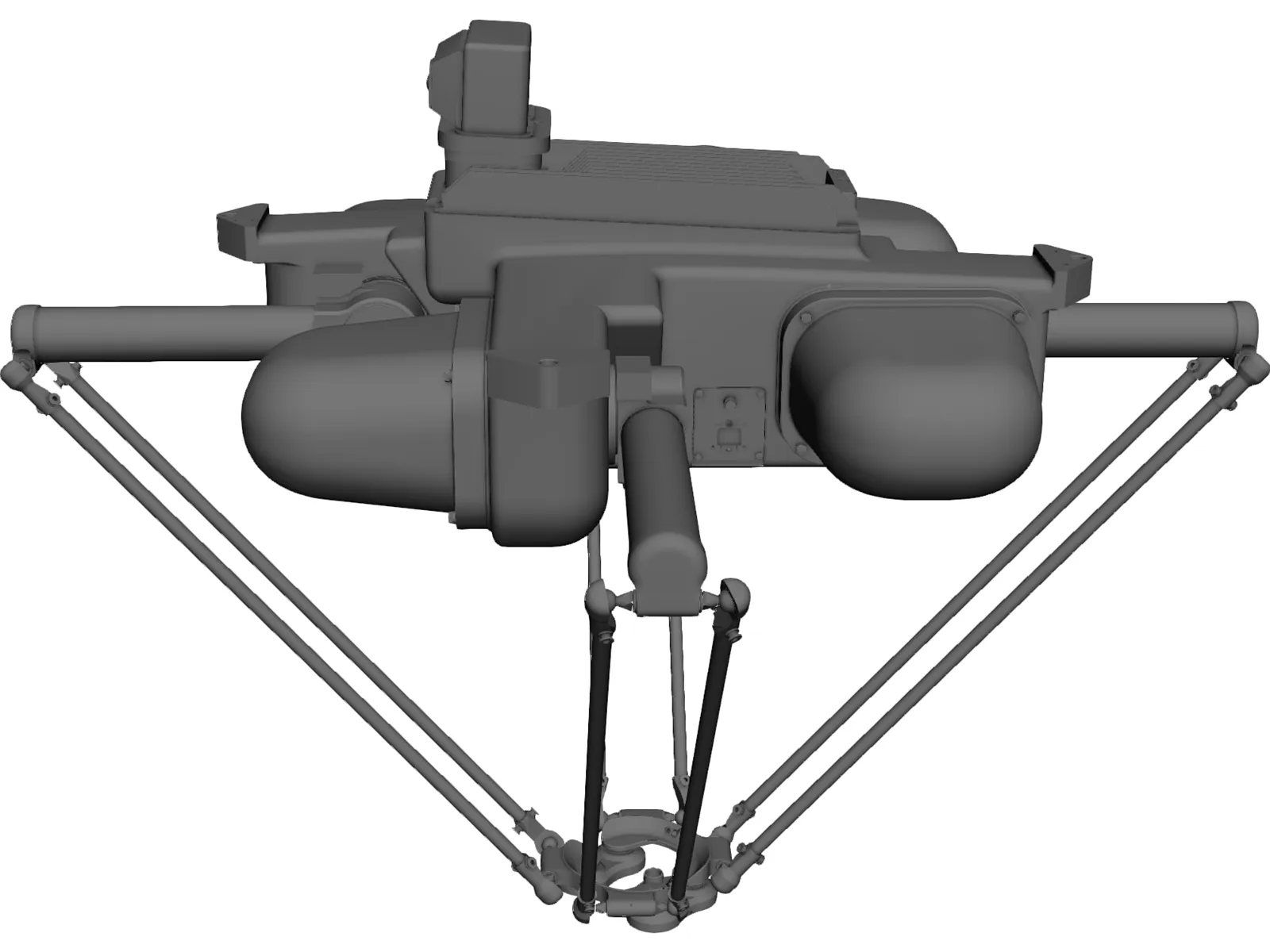 Adept Quattro Robot 3D Model main preview