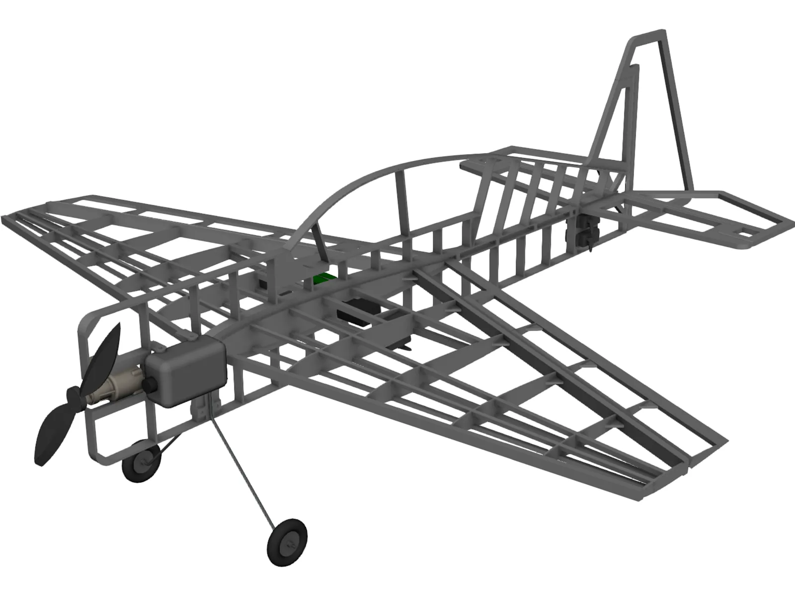 RC Yak 54 3D Model main preview
