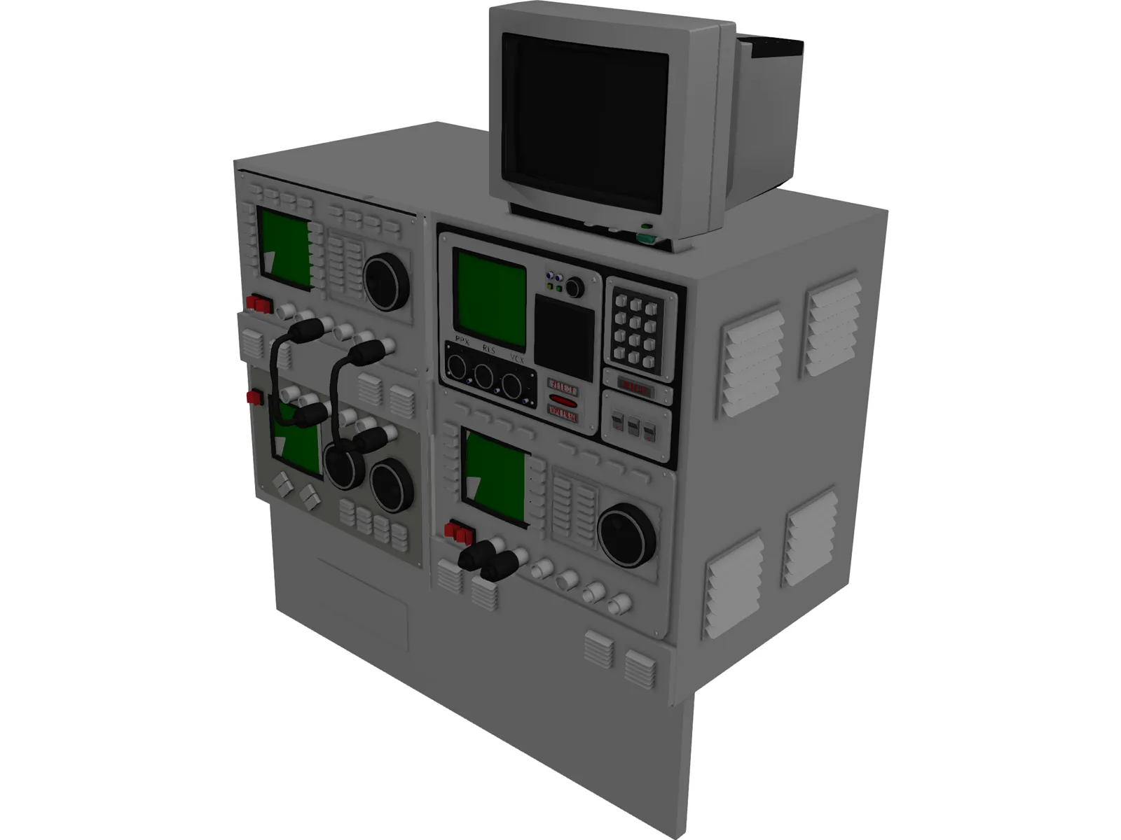 Electronics Equipment 3D Model main preview