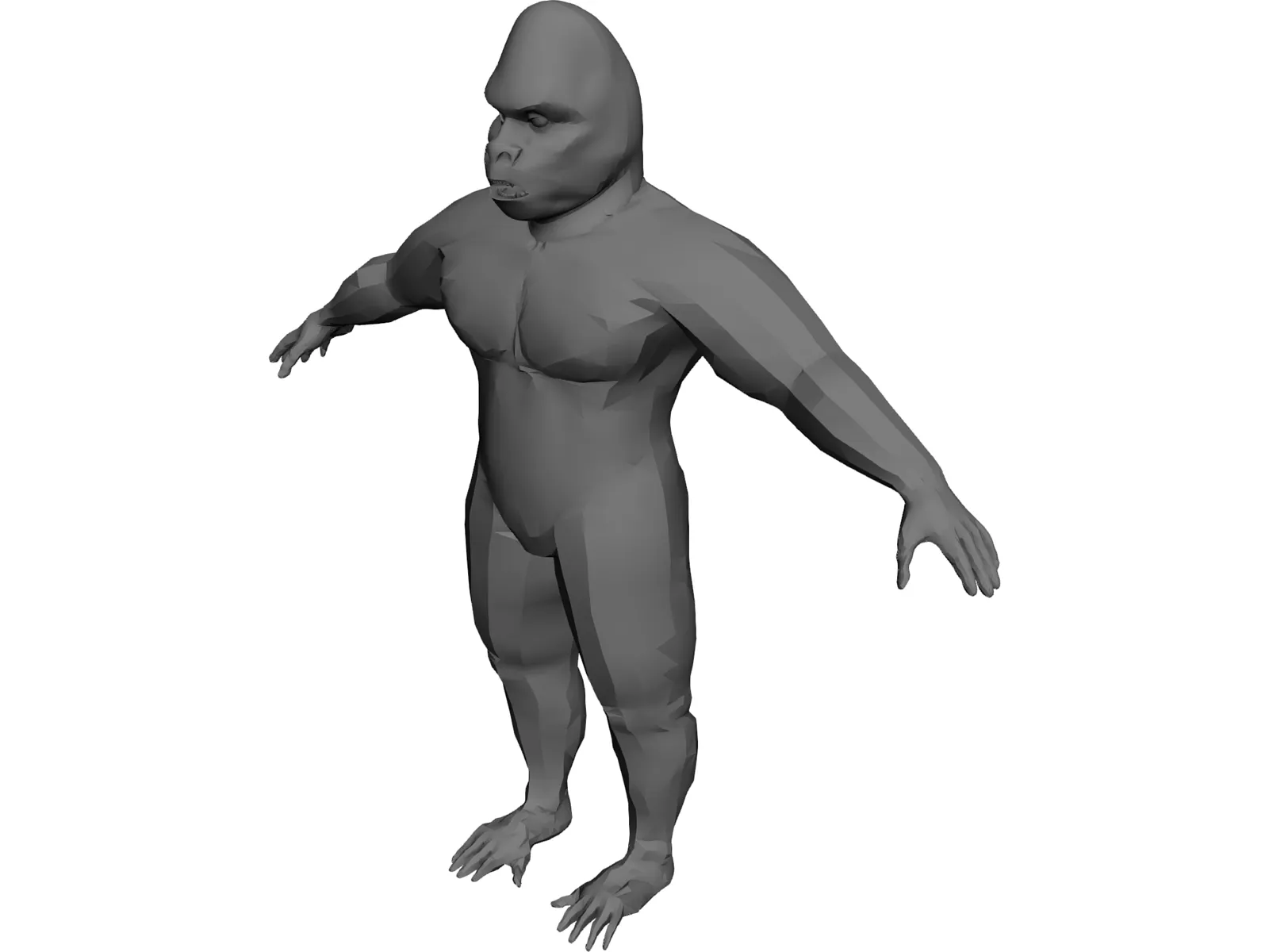 King Kong 3D Model main preview