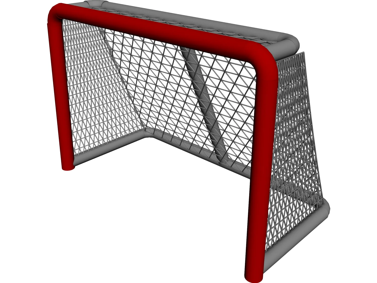 Hockey Goal 3D Model main preview
