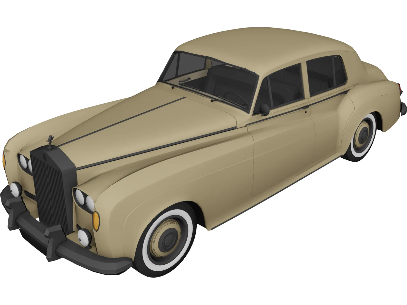 Rolls-Royce Silver Cloud 3D Model main preview