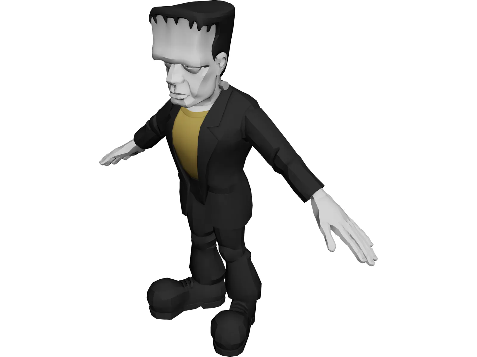 Frankenstein 3D Model main preview