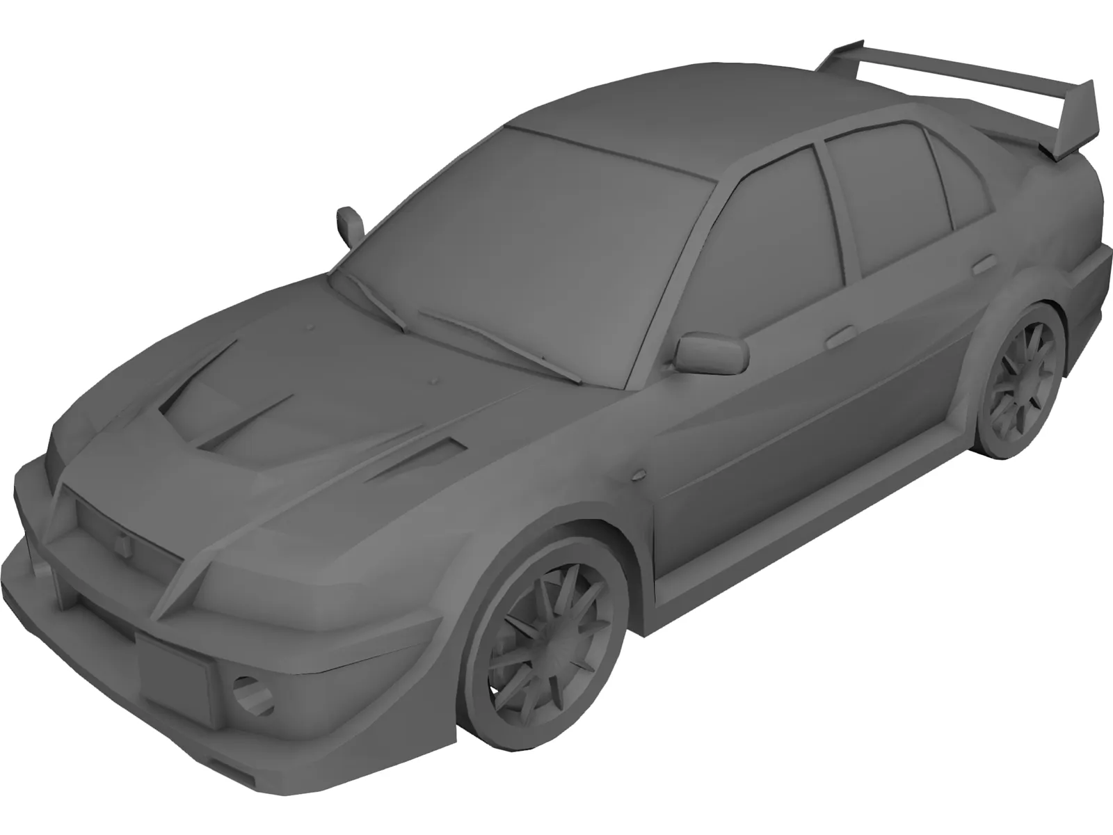 Mitsubishi Lancer/Carisma Evo VI (1999) 3D Model main preview