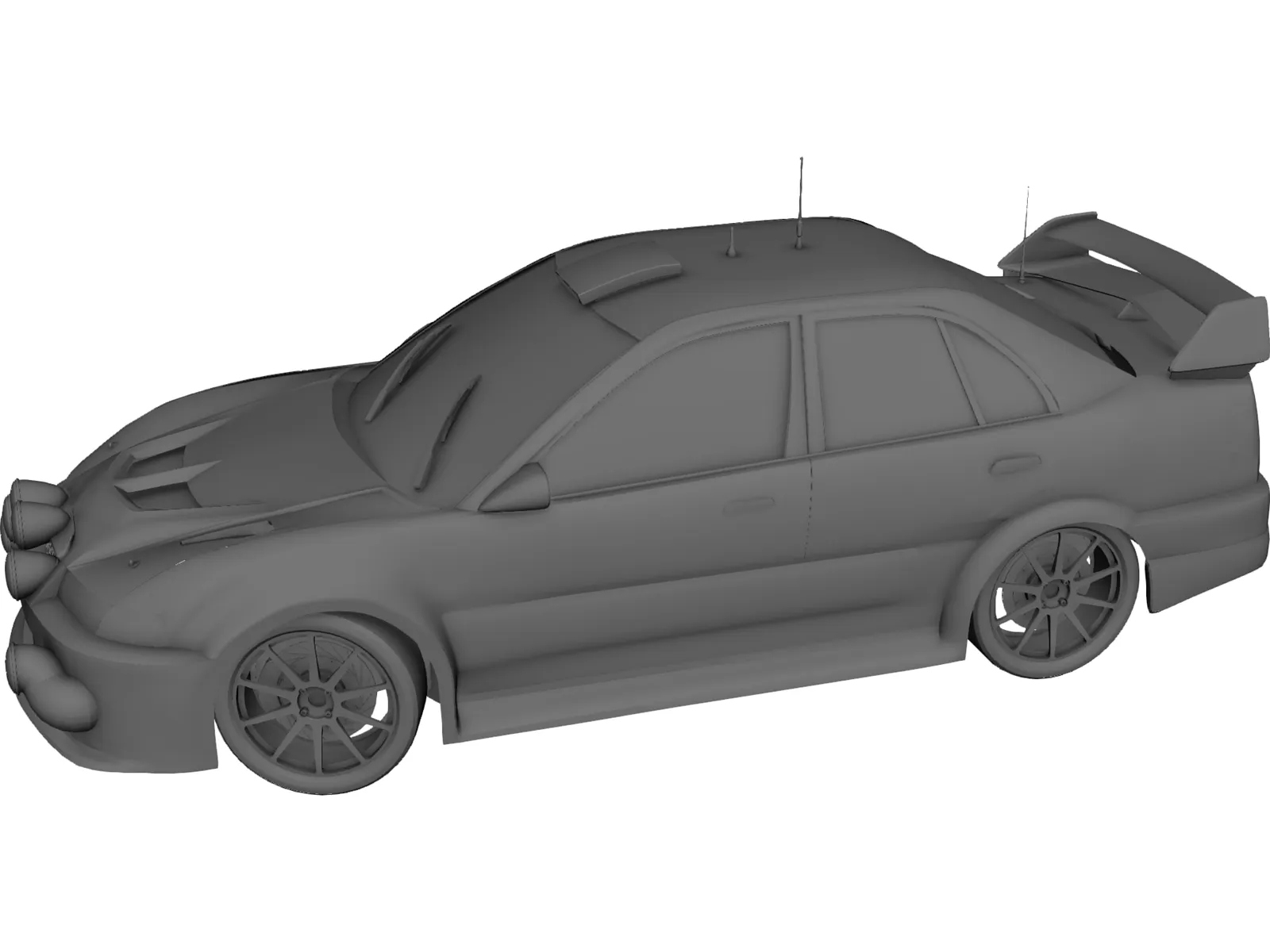 Mitsubishi Lancer/Carisma WRC (1999) 3D Model main preview