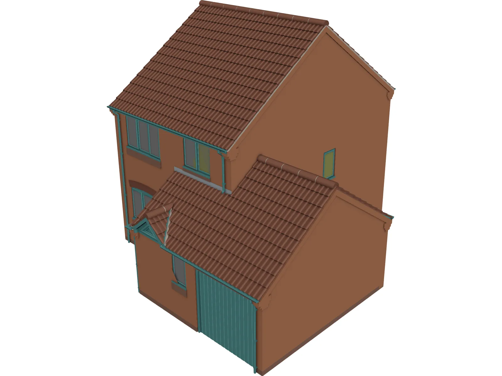 House 3D Model main preview