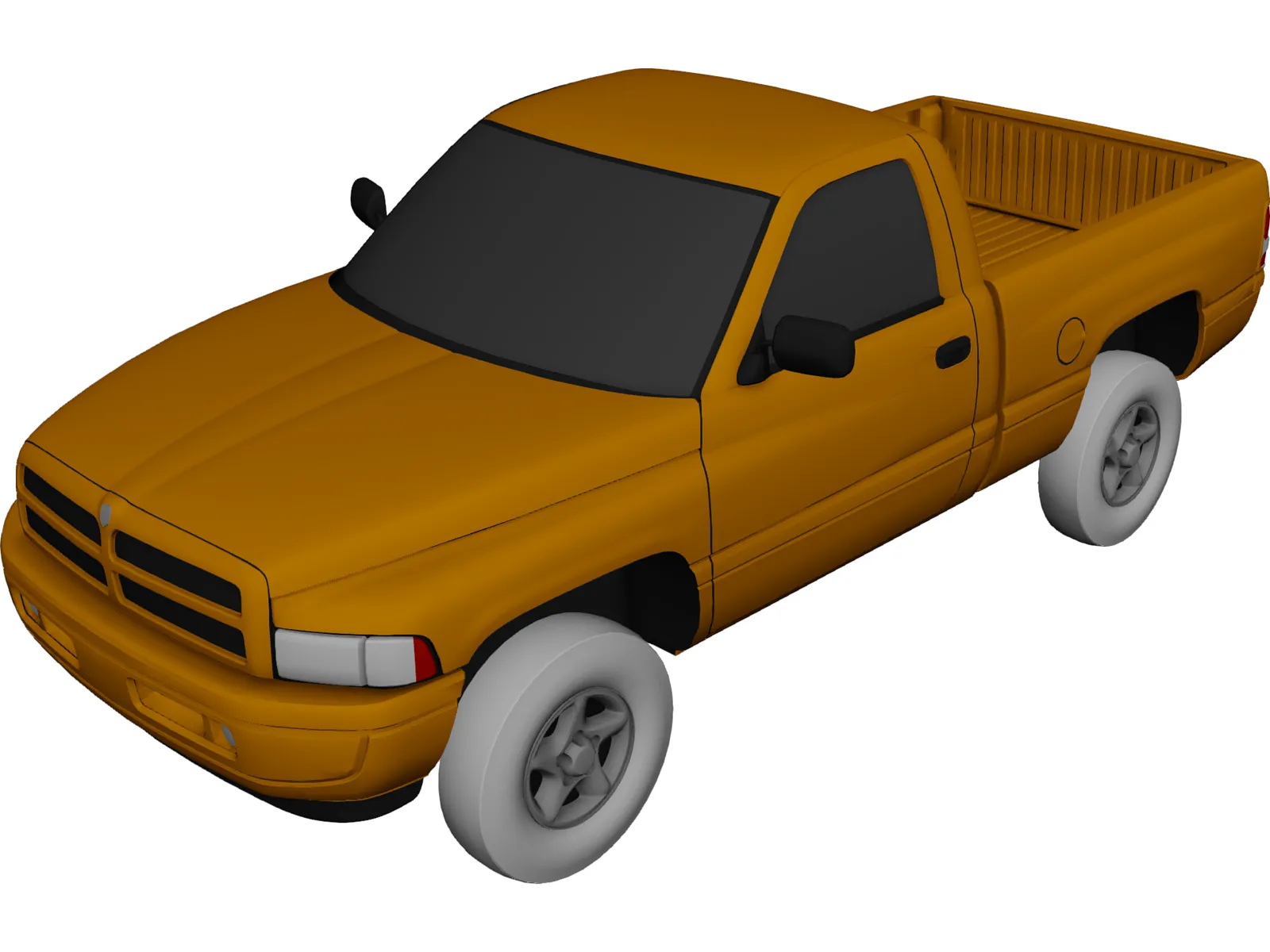 Dodge Ram (1997) 3D Model main preview