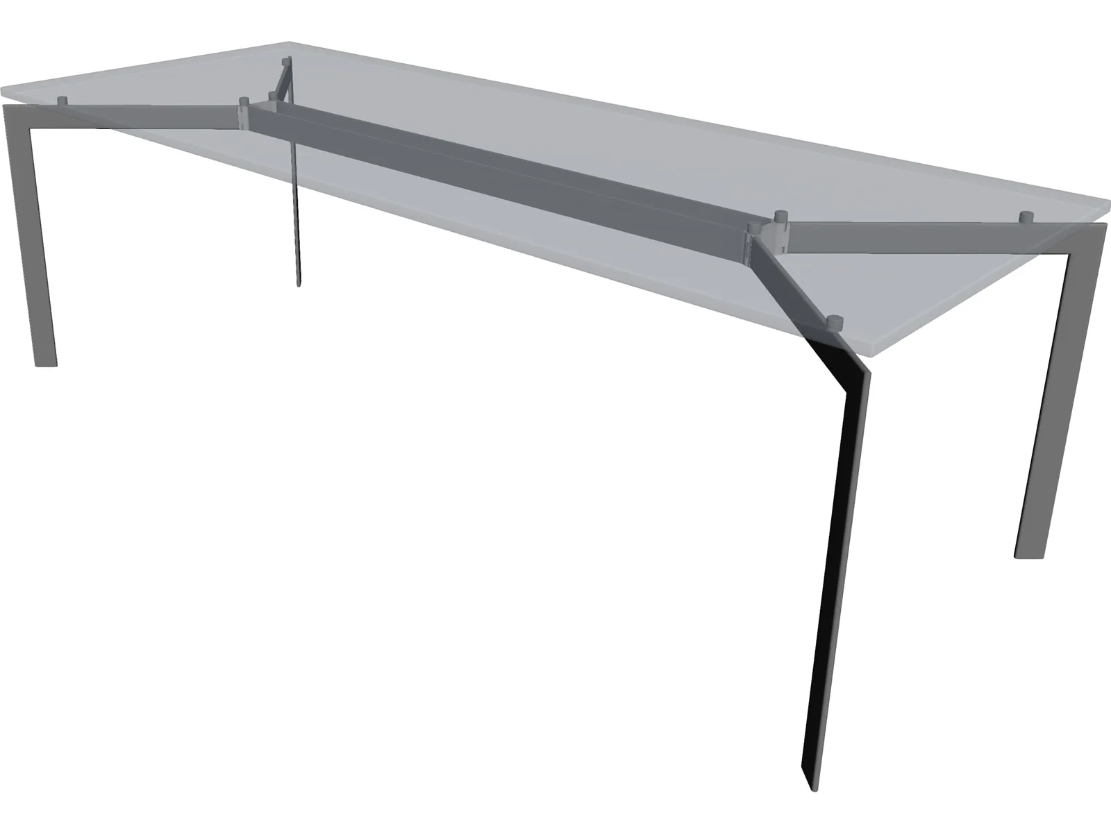 Table Prism 3D Model main preview