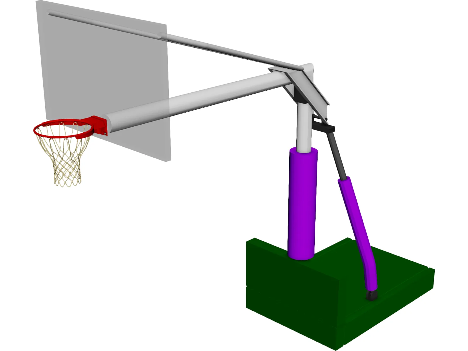 Basketball Standard 3D Model main preview