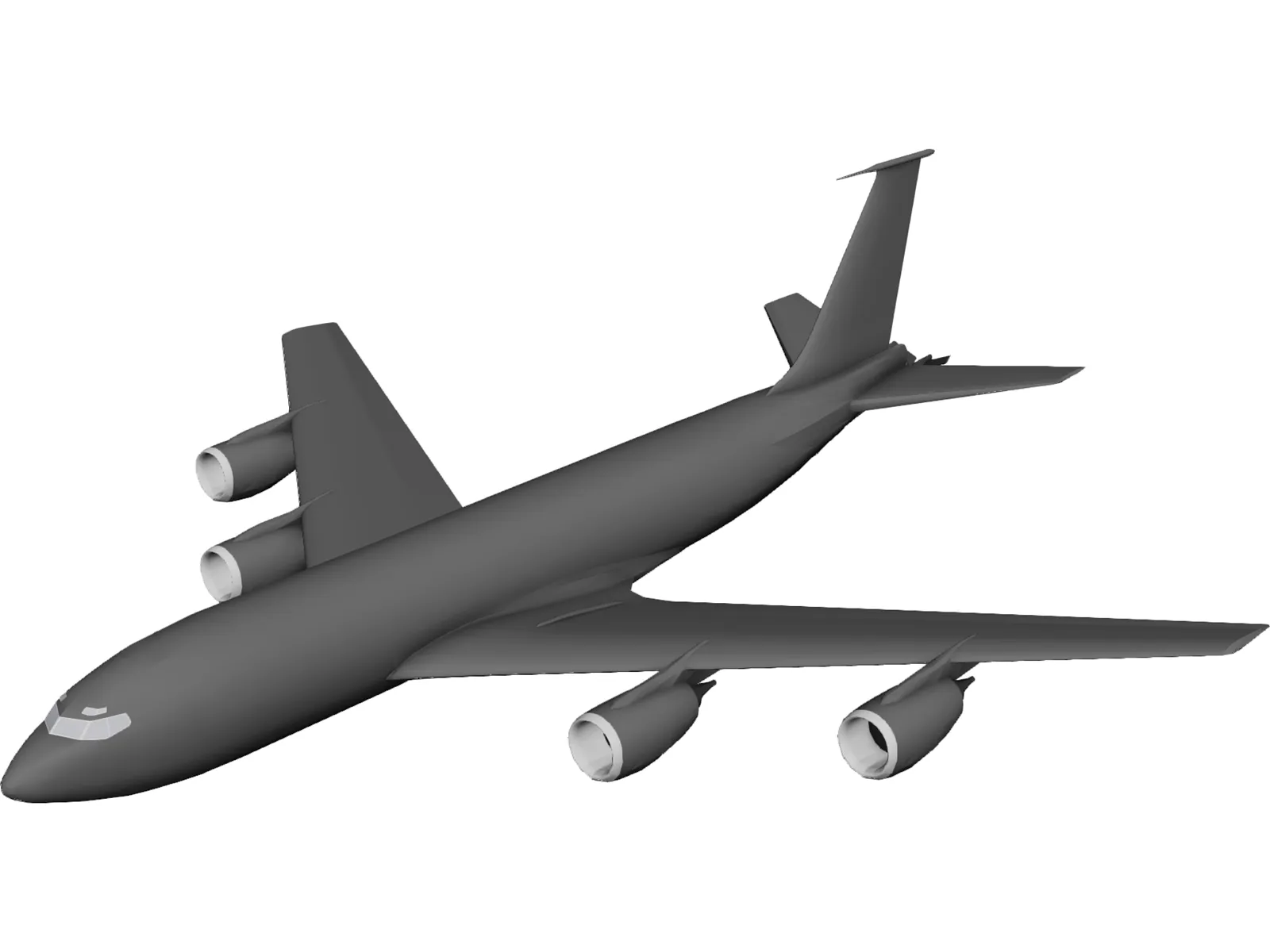 KC-135R Stratotanker 3D Model main preview