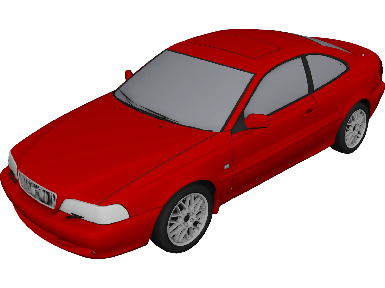 Volvo C70 [+Interior] (2000) 3D Model main preview