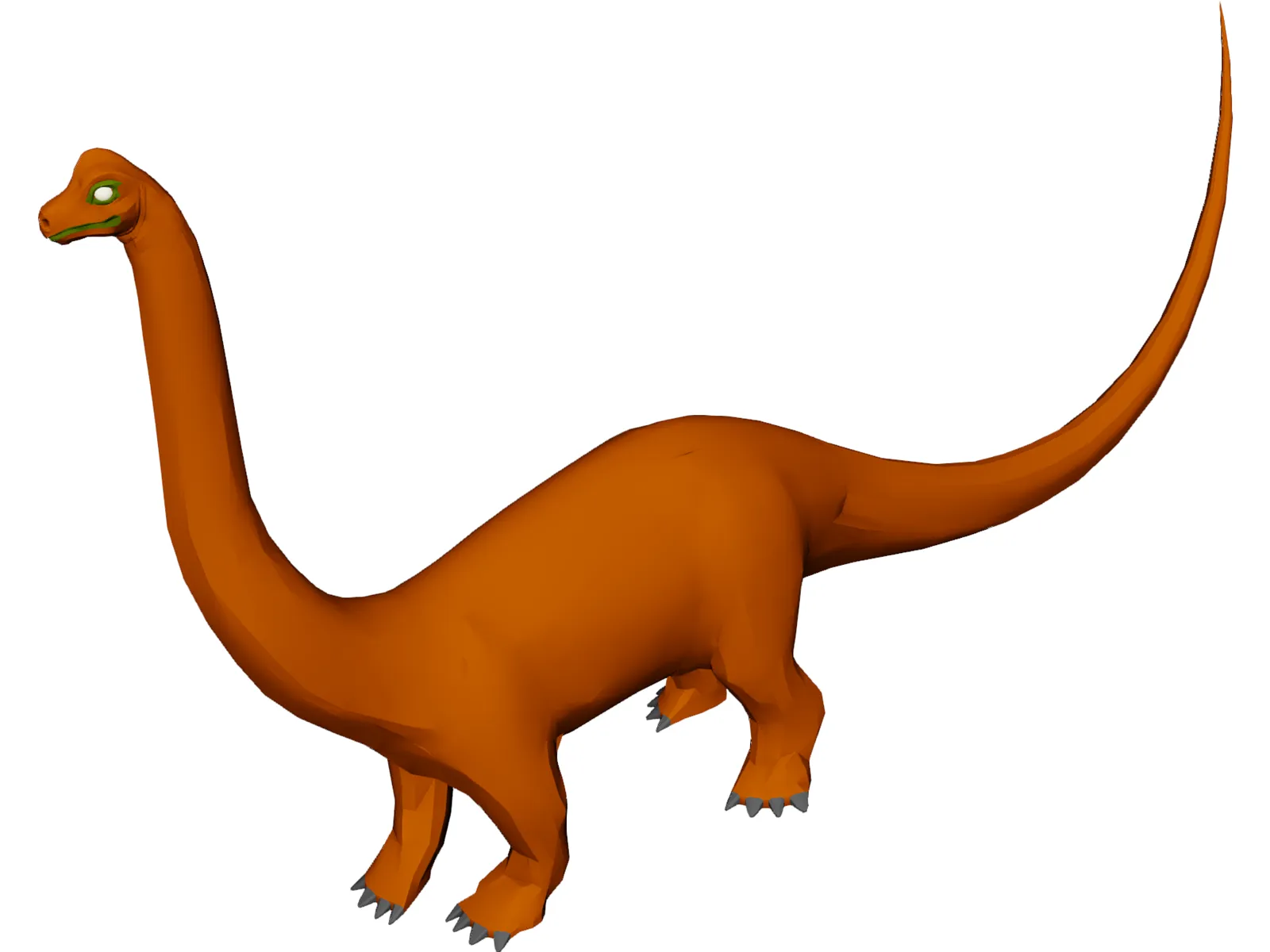 Brachiosaurus 3D Model main preview