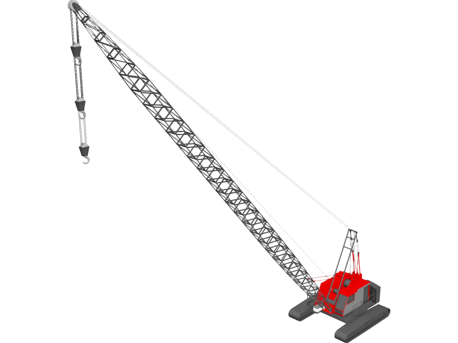 Crane 3D Model main preview