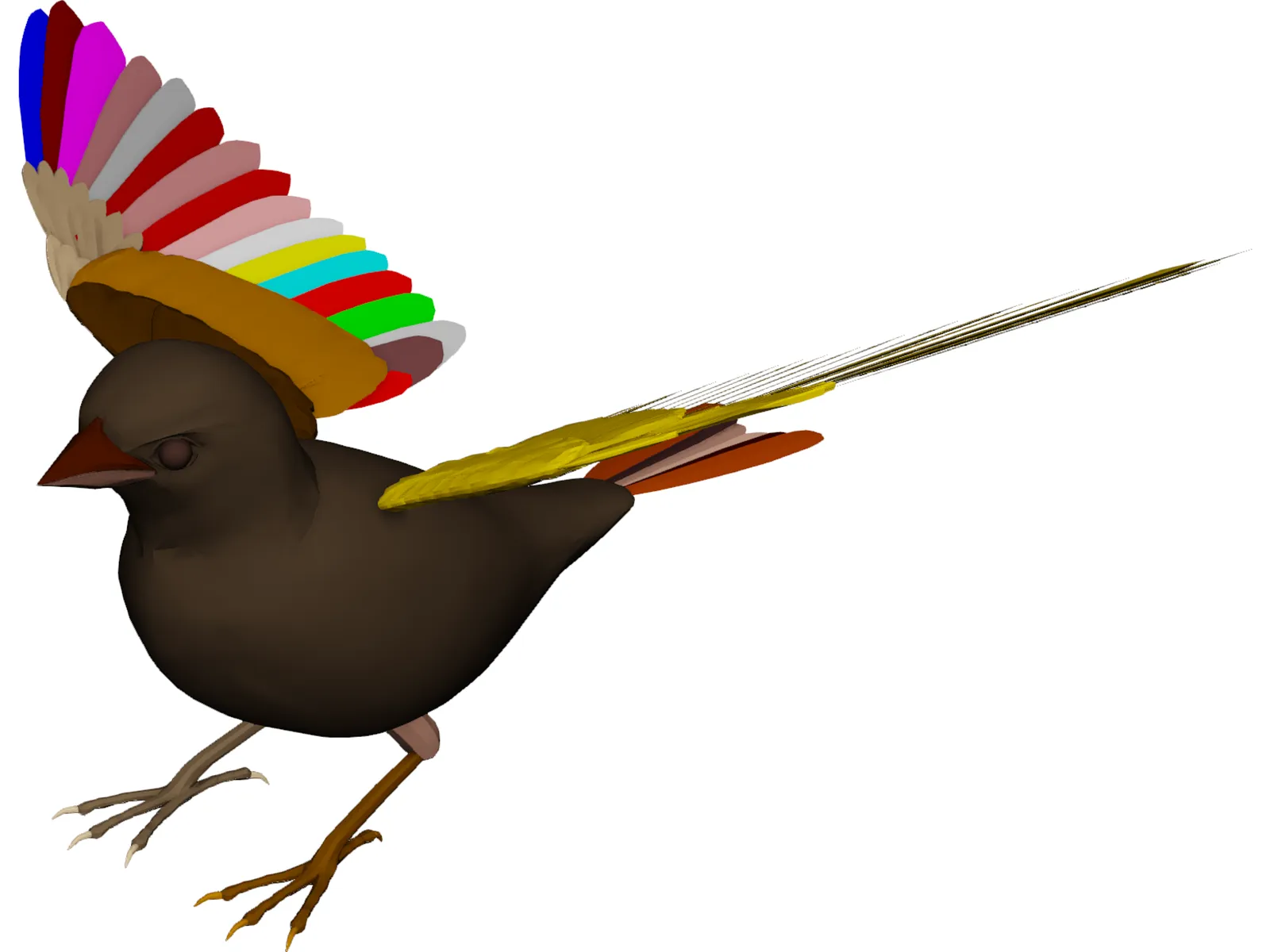 Sparrow 3D Model main preview