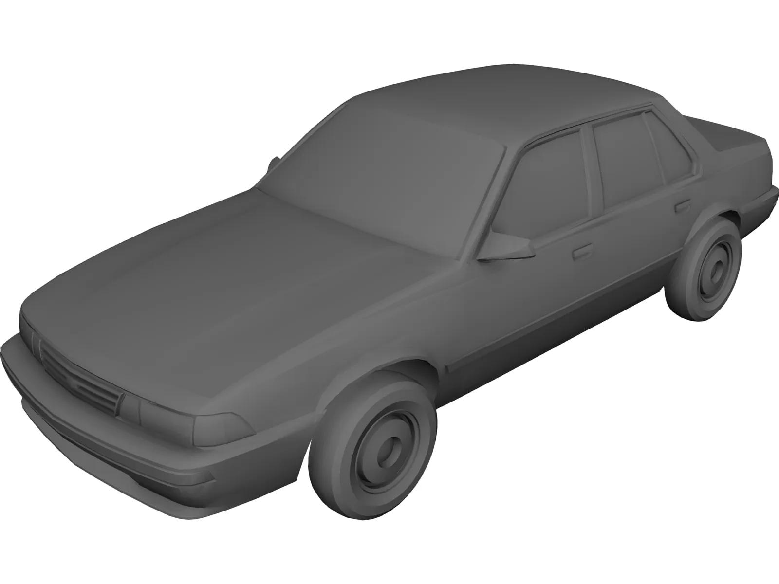 Chevrolet Cavalier (1989) 3D Model main preview