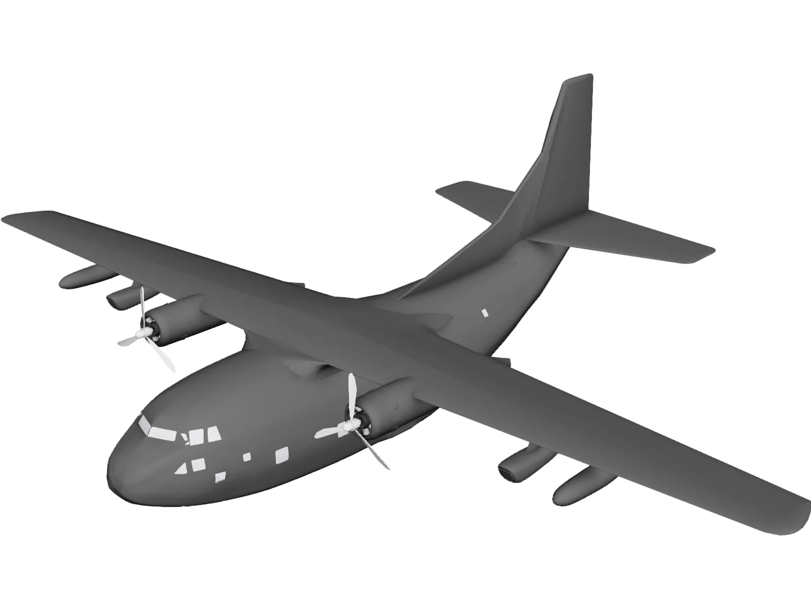 C-123 Provider 3D Model main preview