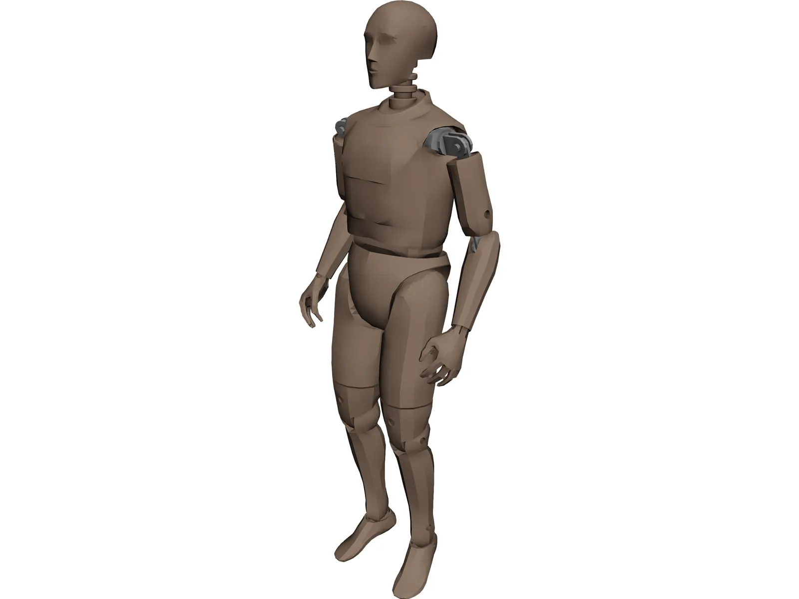 Crash Dummy 3D Model main preview