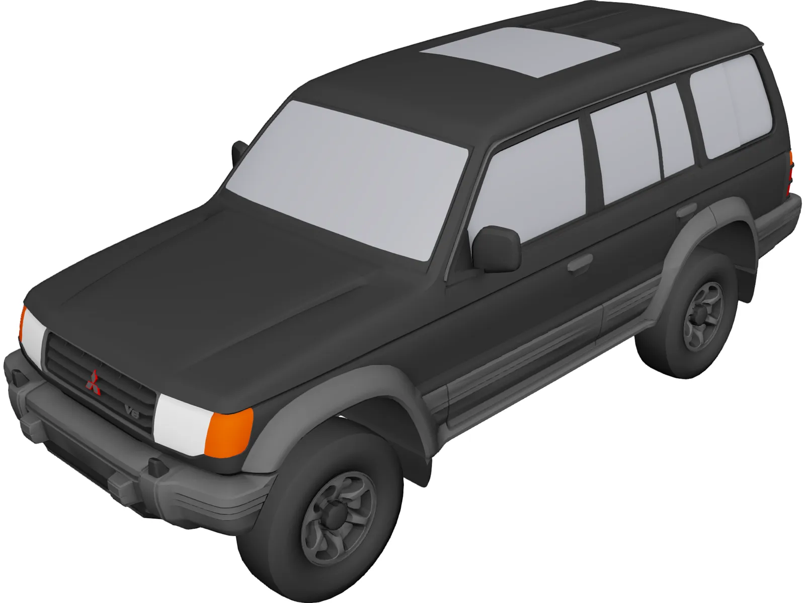 Mitsubishi Montero (1995) 3D Model main preview