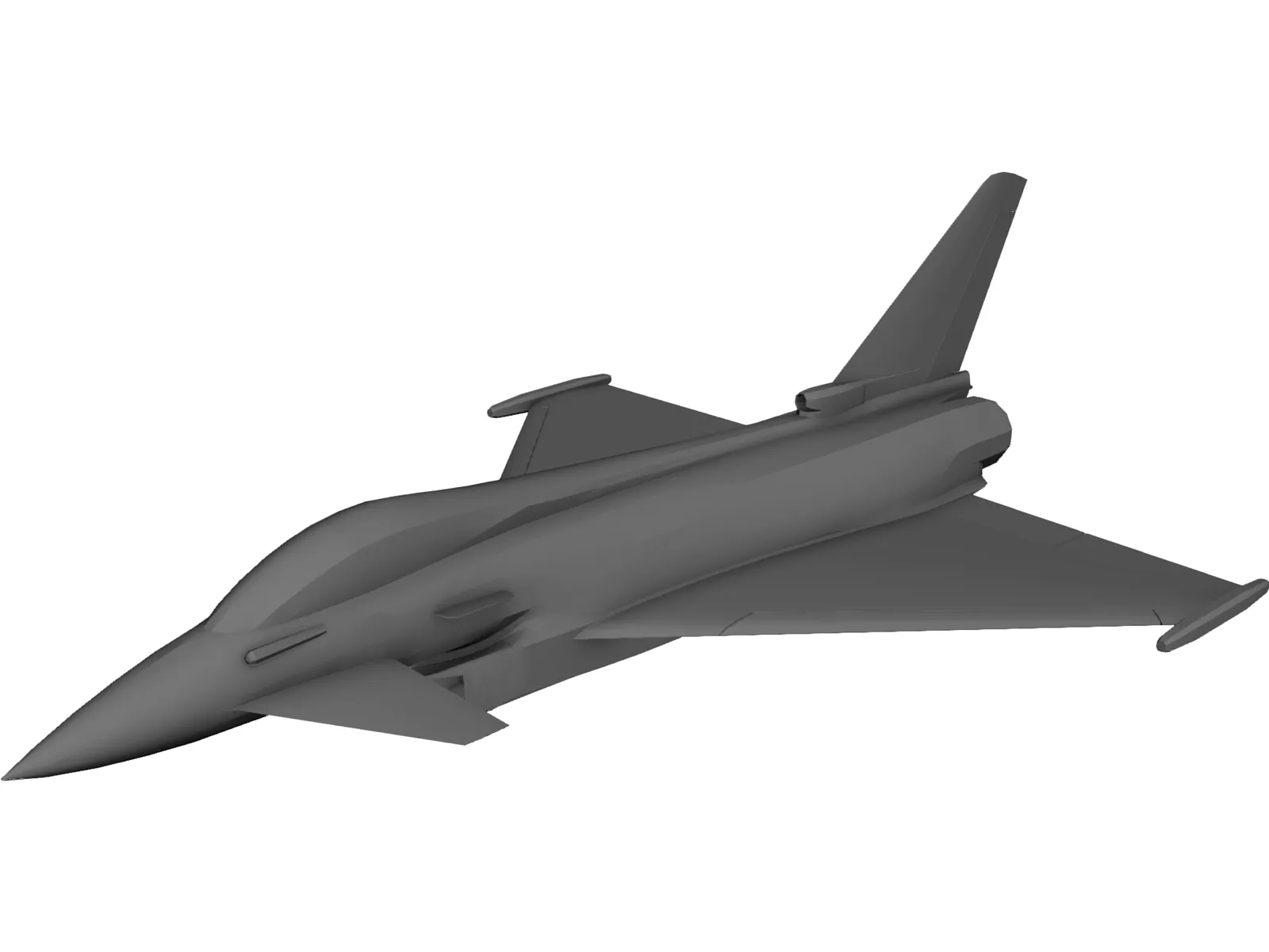 Eurofighter 2000 3D Model main preview
