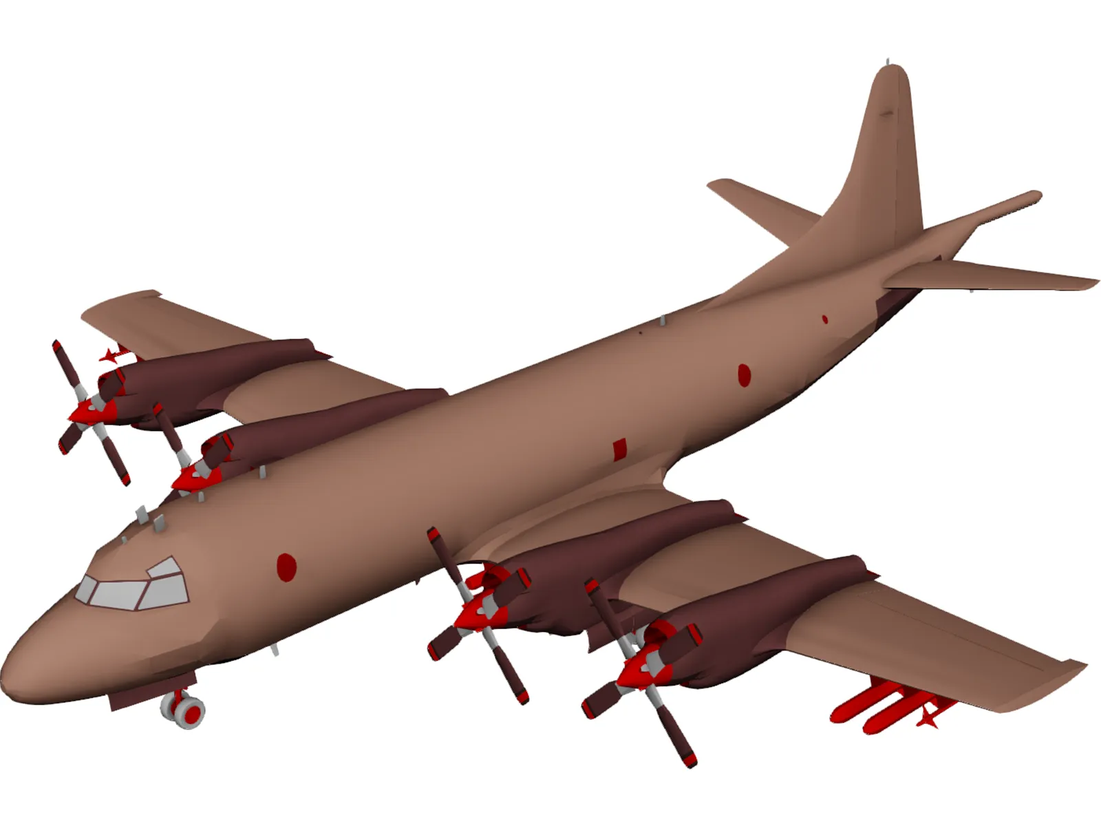CP-140 Aurora 3D Model main preview