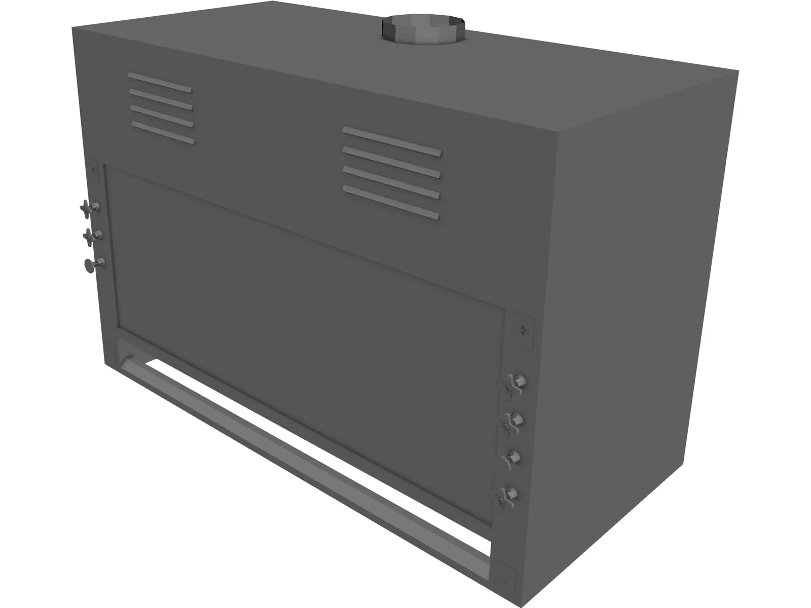 6 Inch Laboratory Fume Hood 3D Model main preview