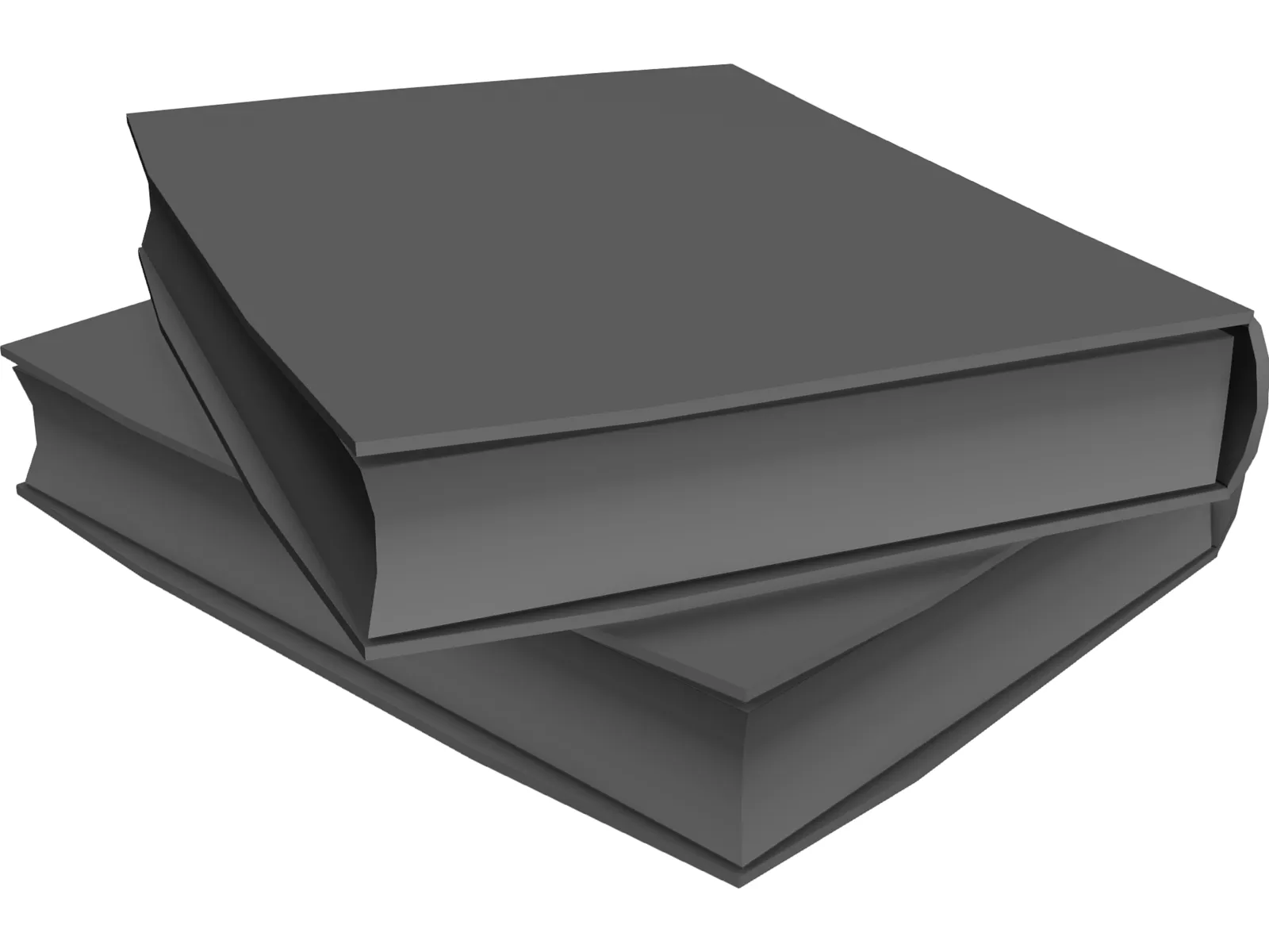 Books 3D Model main preview