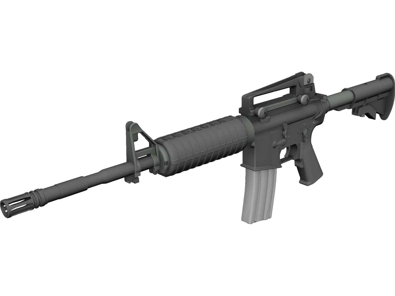 M4A1 Rifle 3D Model main preview