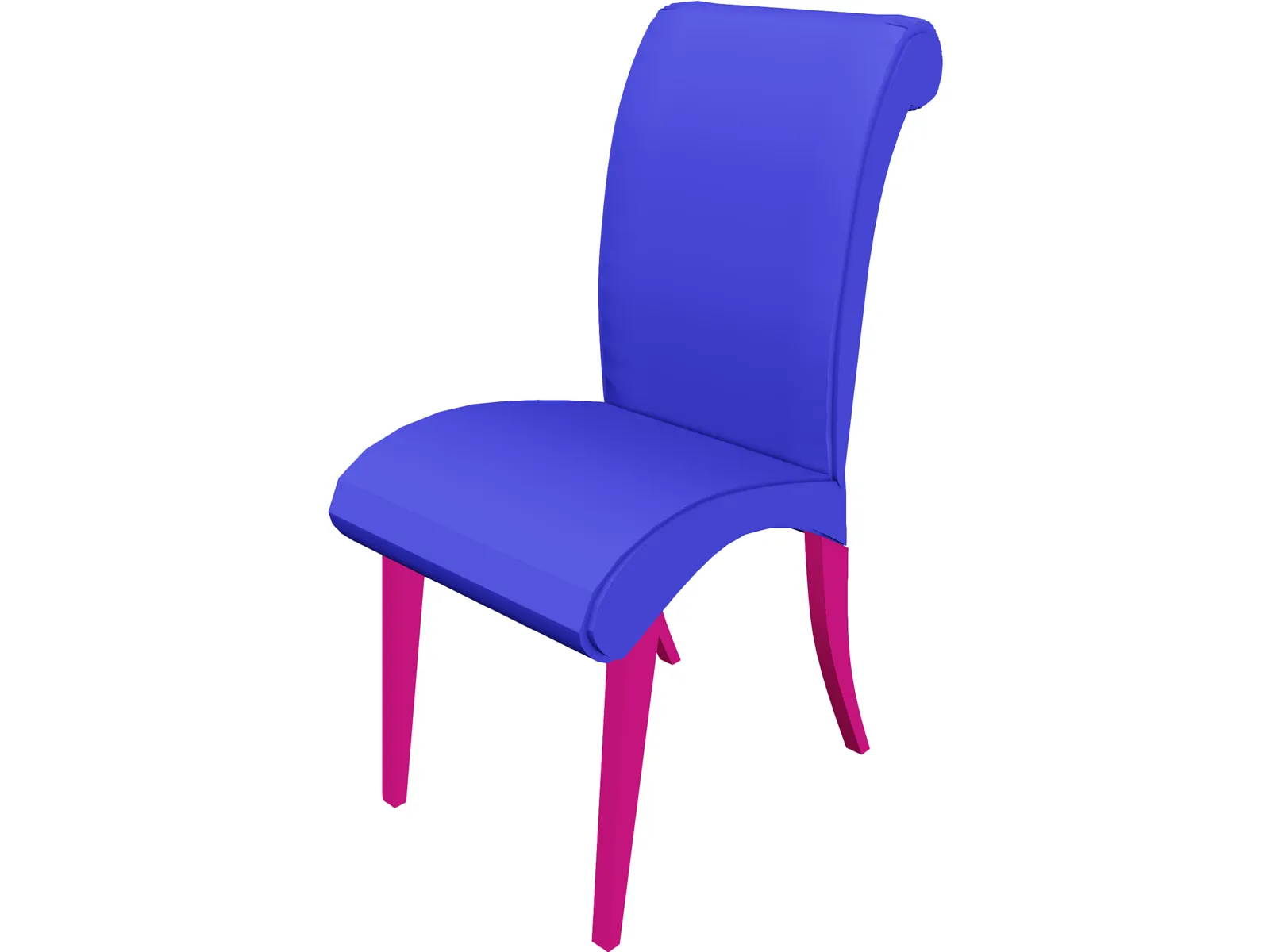 Chair Classic 3D Model main preview