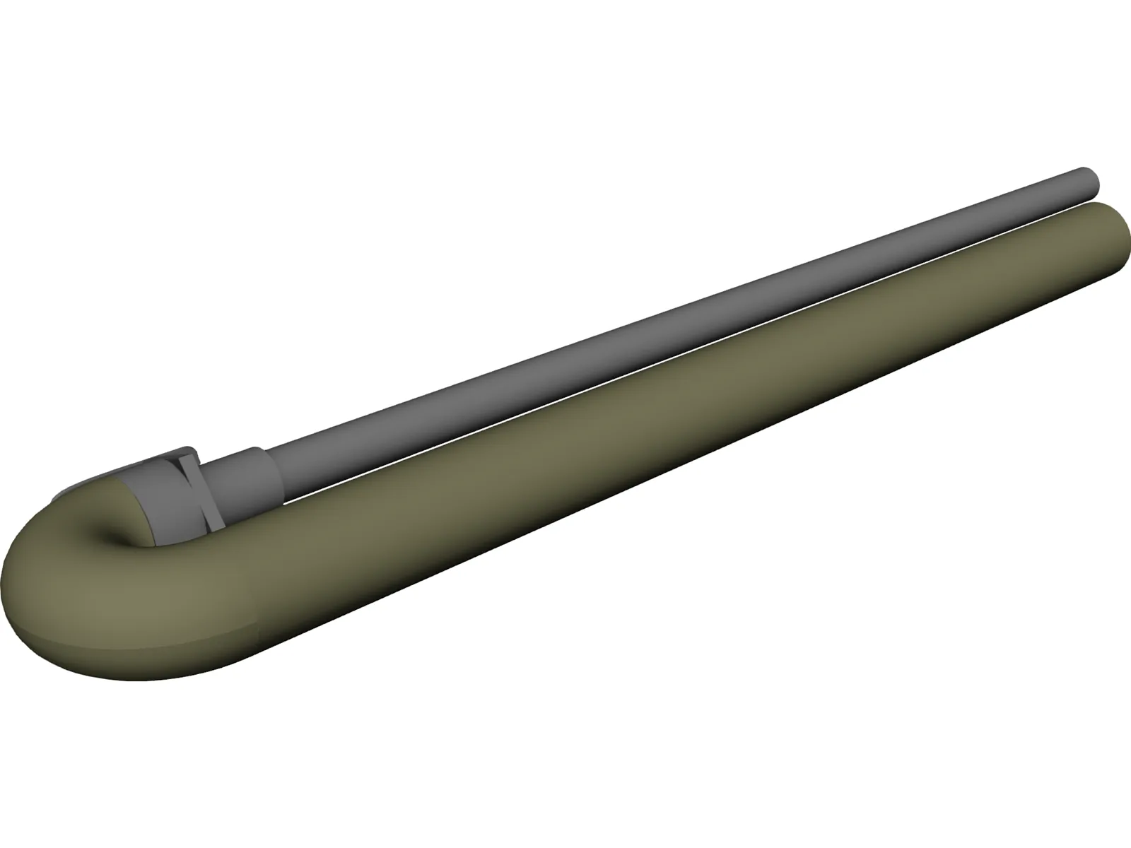 Spud Gun 3D Model main preview