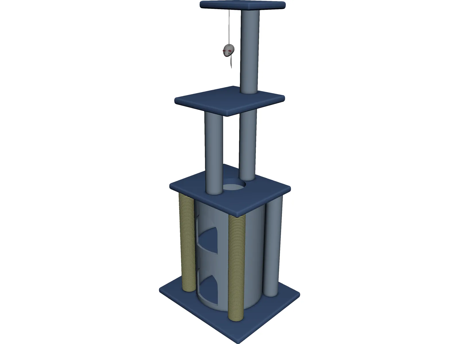 Cat Tree 3D Model main preview