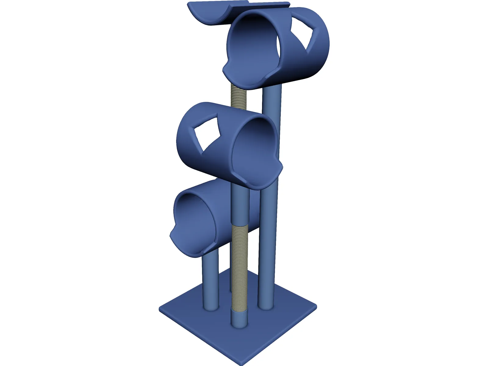 Cat Tree 3D Model main preview