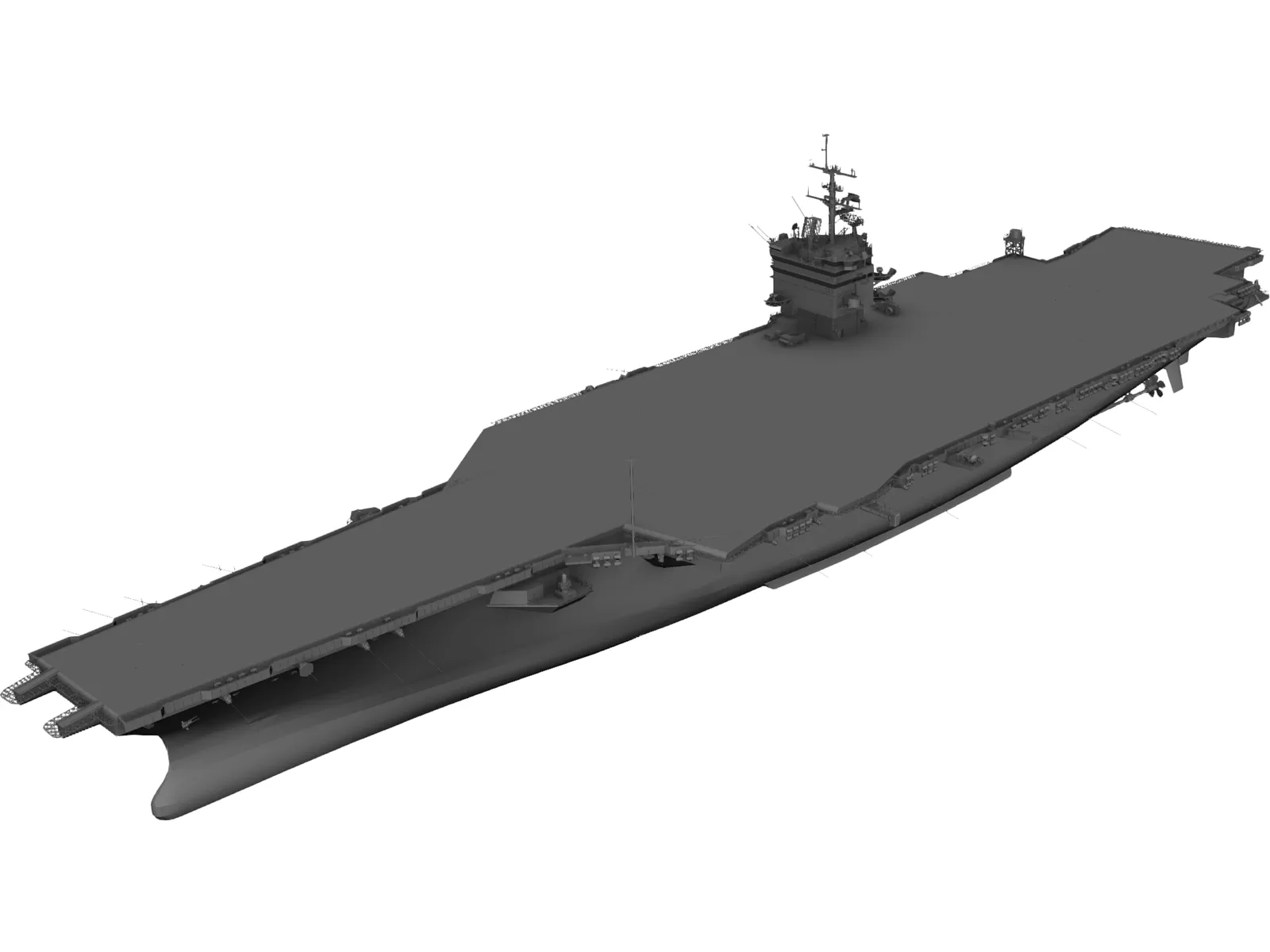 CVN-65 Enterprise 3D Model main preview
