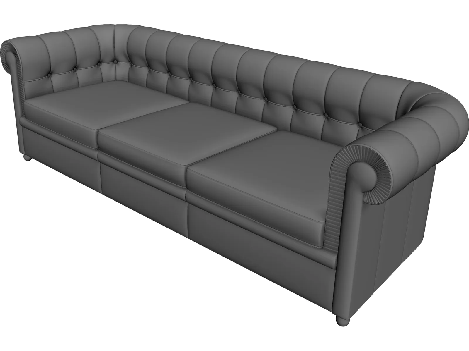 Couch 3D Model main preview