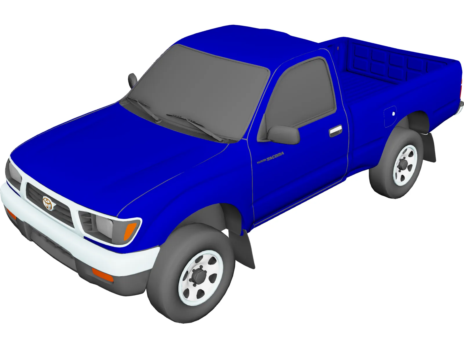 Toyota Tacoma (1996) 3D Model main preview