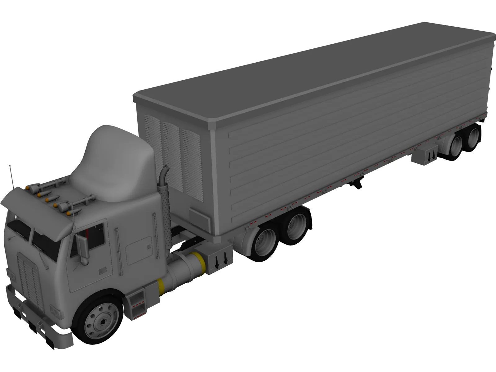 Freightliner 3D Model main preview
