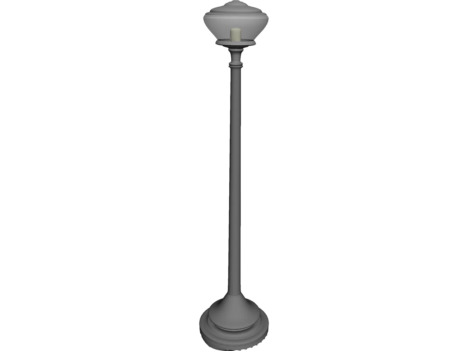 Lamppost 3D Model main preview