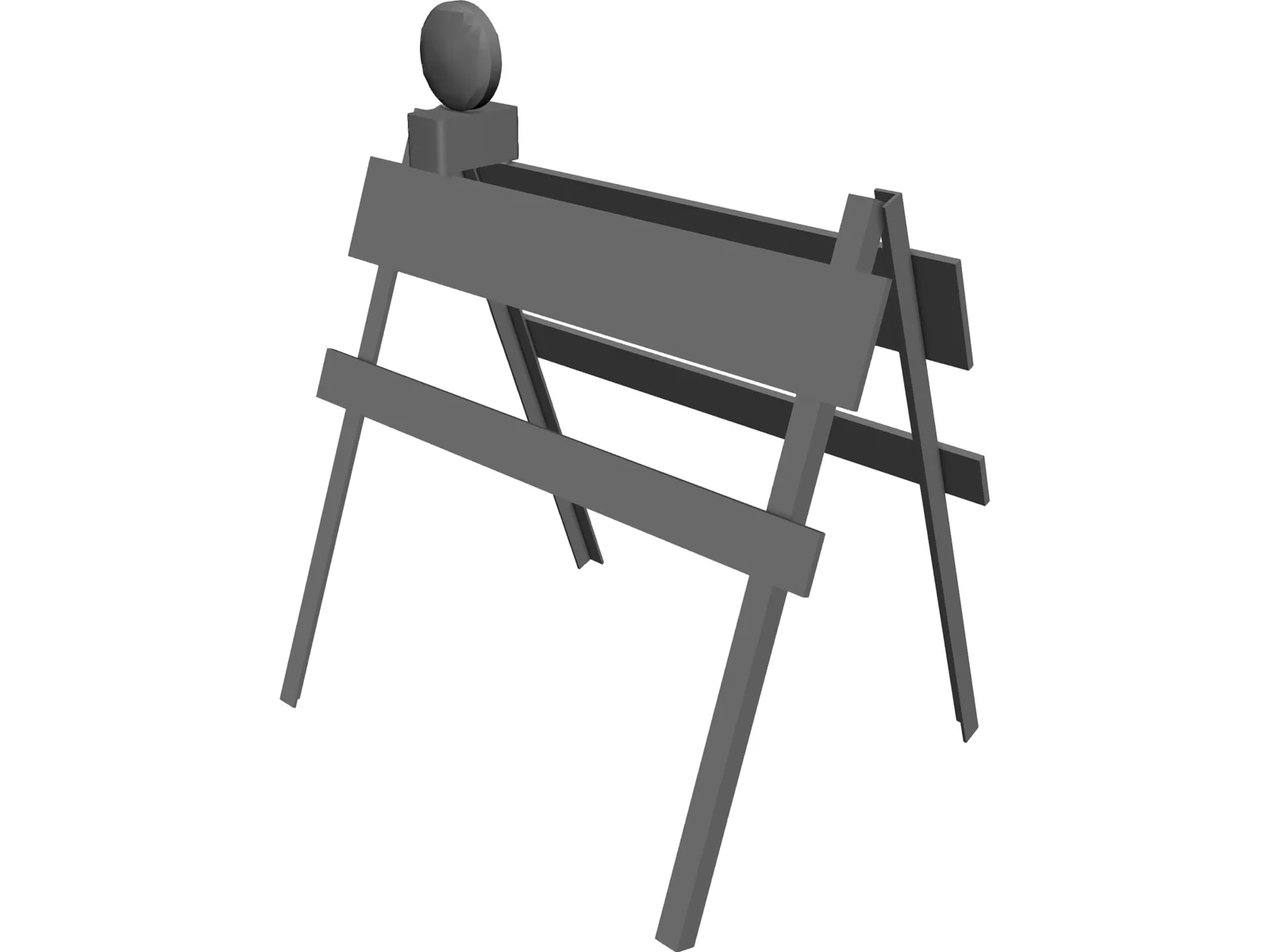 Barricade 3D Model main preview