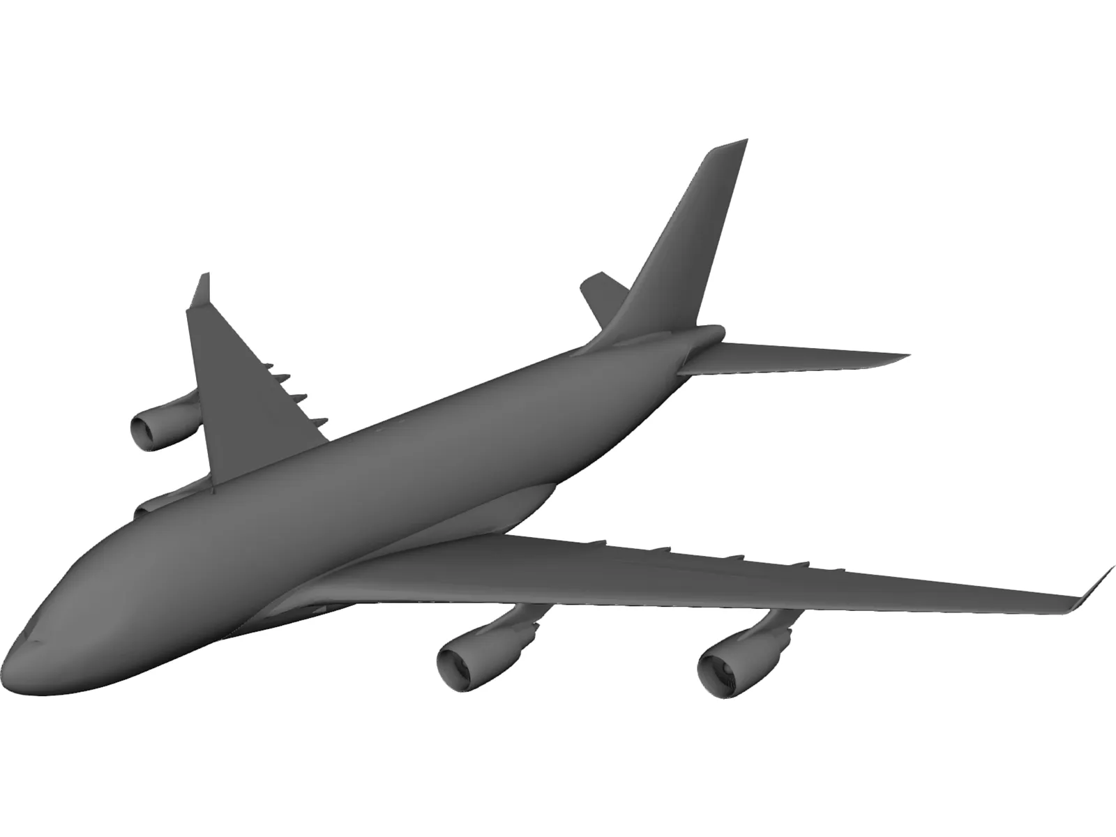 Airbus A3XX-100 3D Model main preview