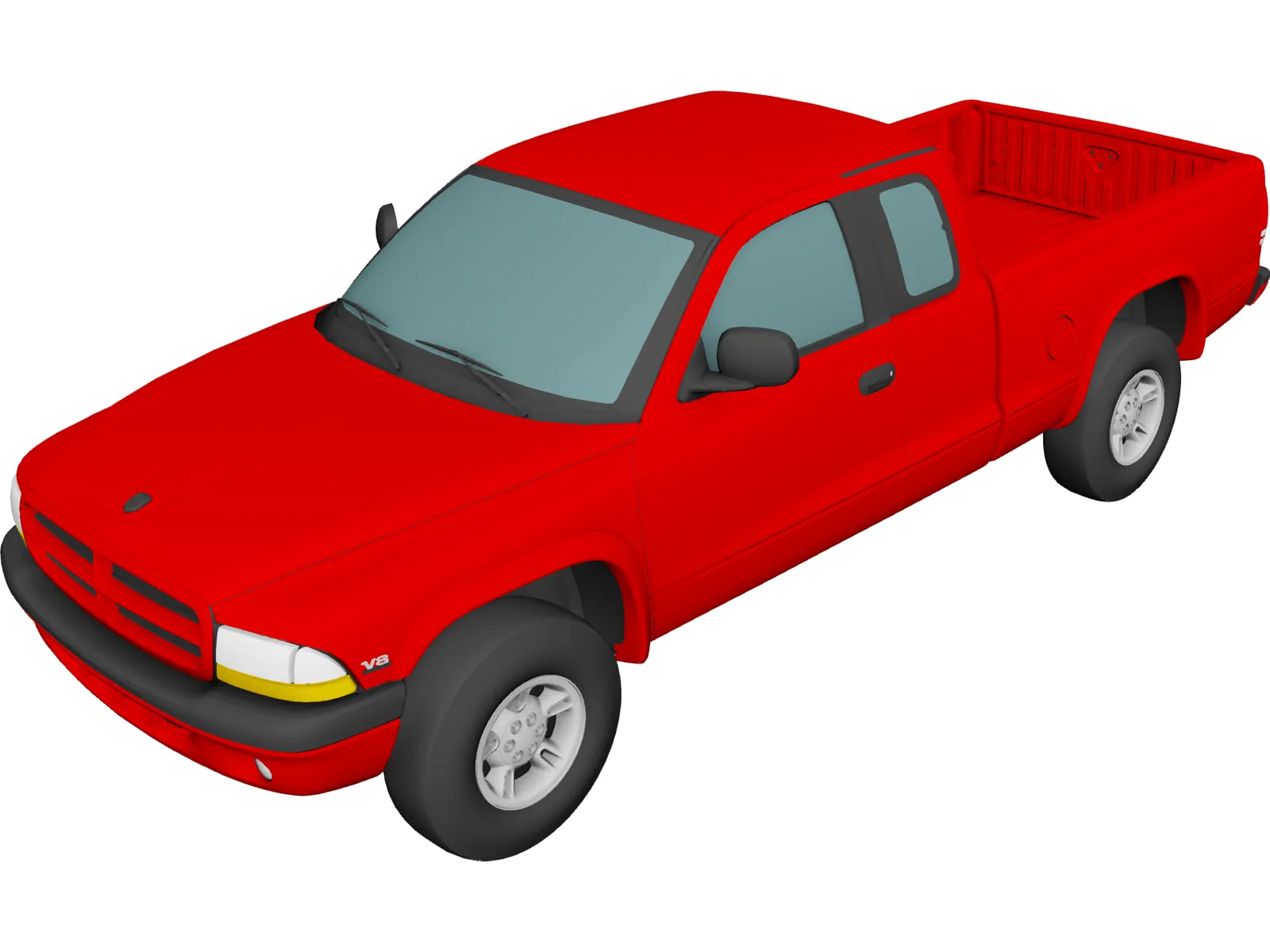 Dodge Dakota Sport (1999) 3D Model main preview