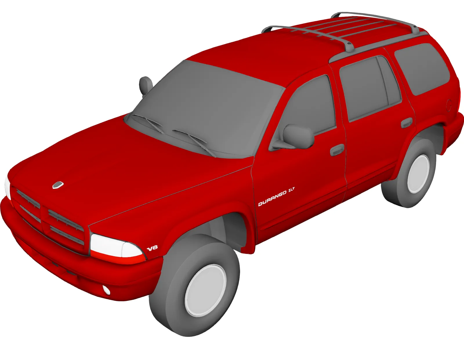Dodge Durango (1999) 3D Model main preview