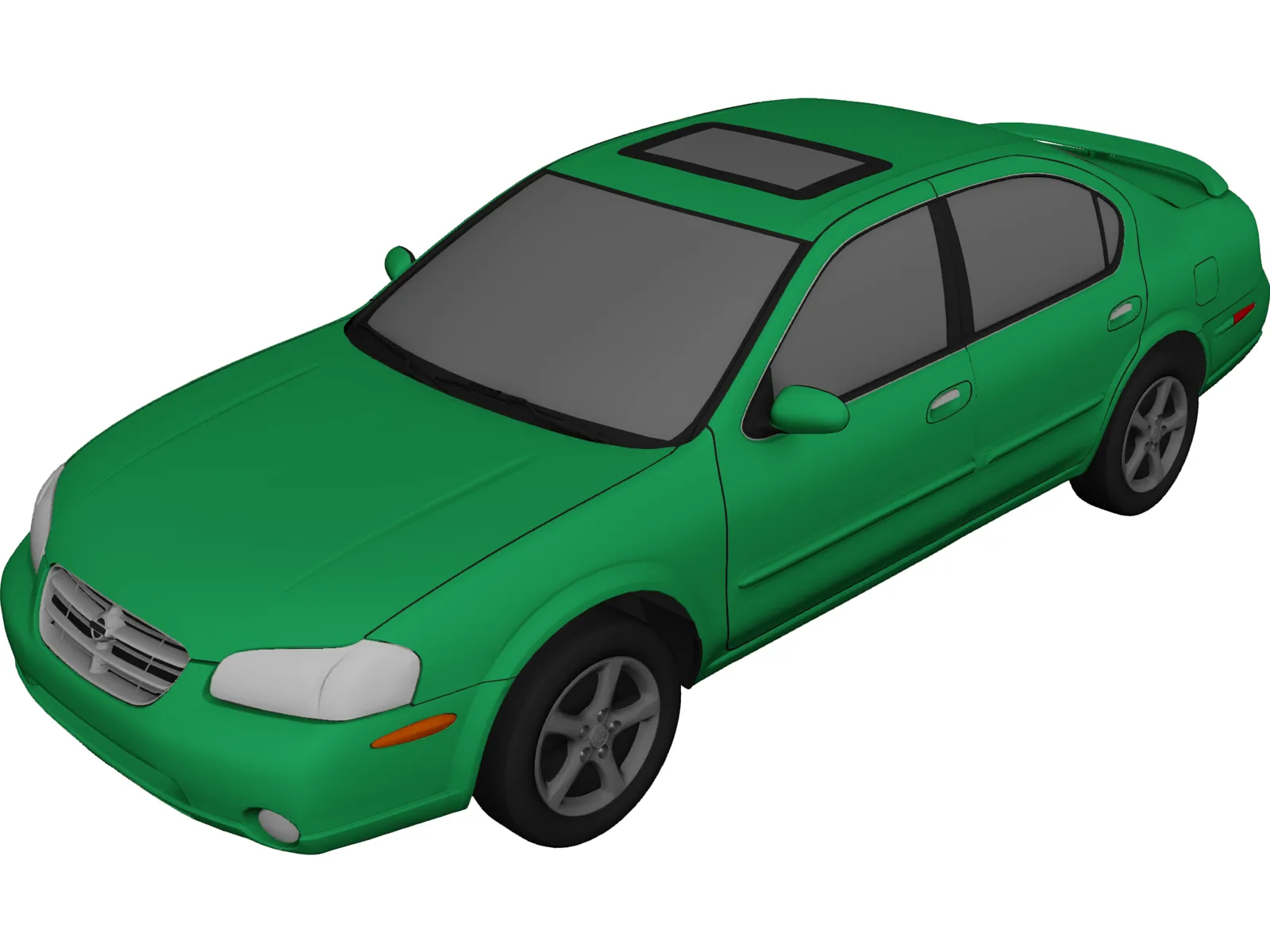 Nissan Maxima SE (1999) 3D Model main preview