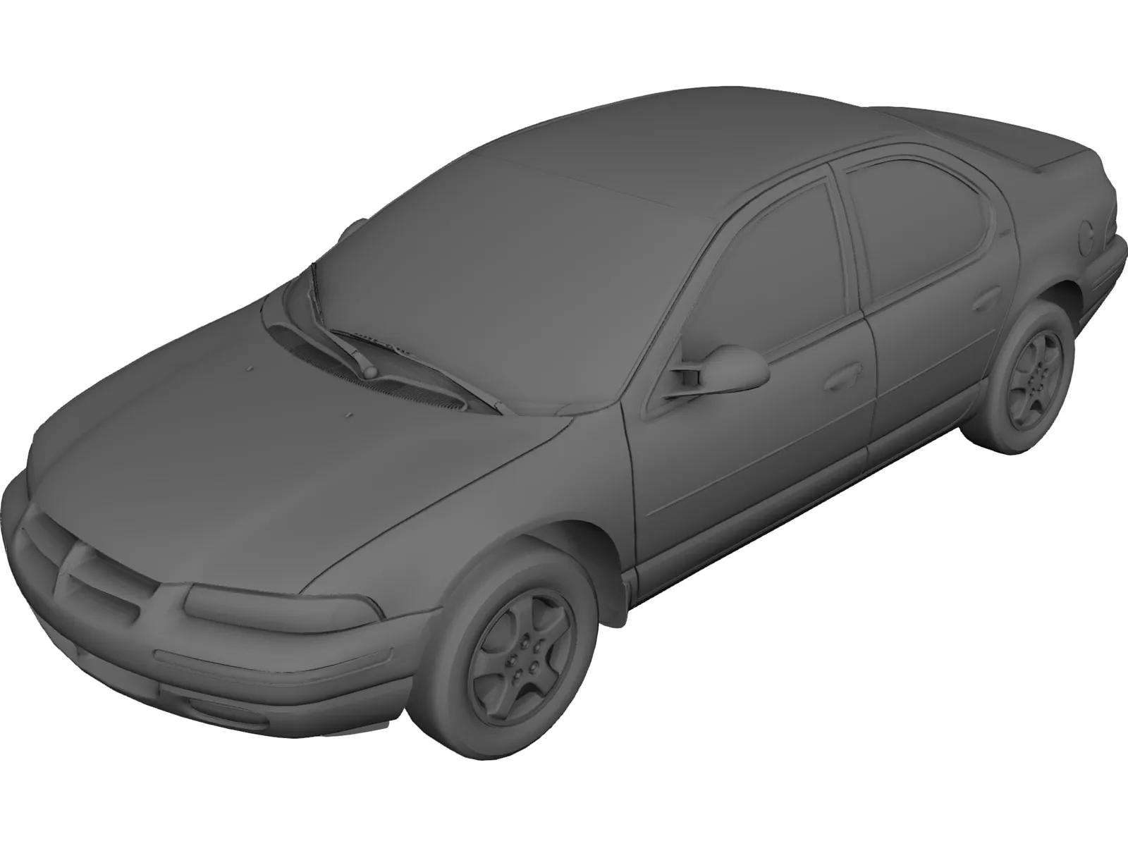 Dodge Stratus (1999) 3D Model main preview
