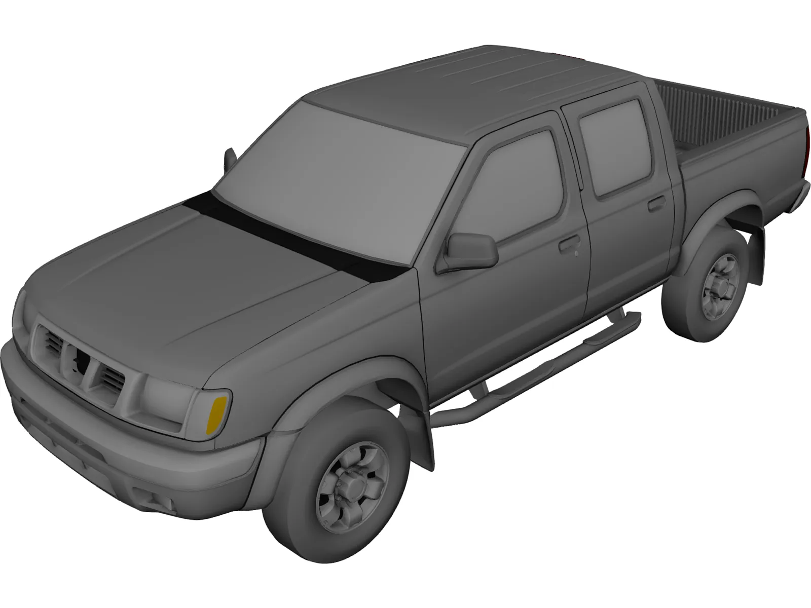 Nissan Frontier (1999) 3D Model main preview