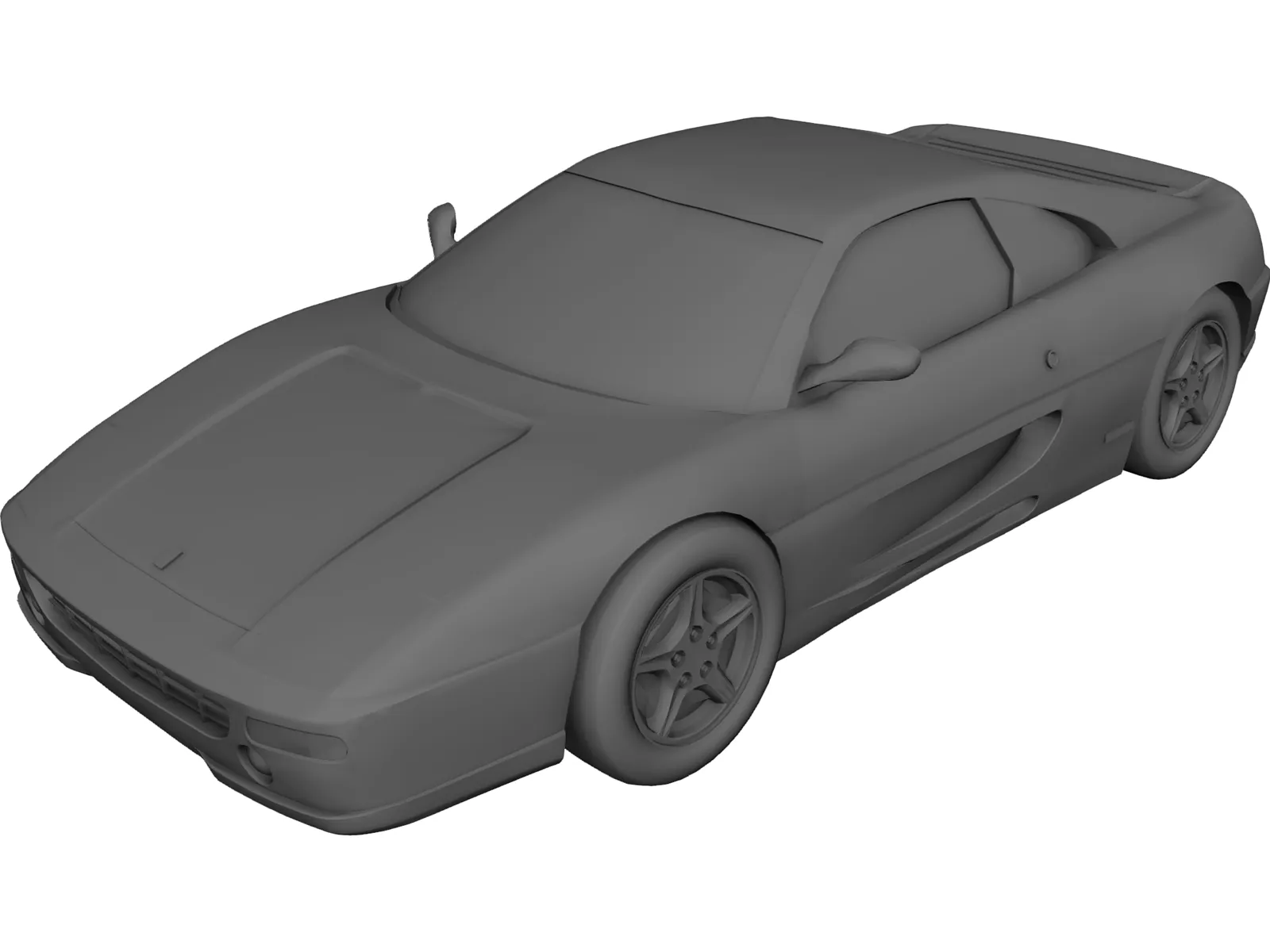 Ferrari F355 Coupe (1995) 3D Model main preview