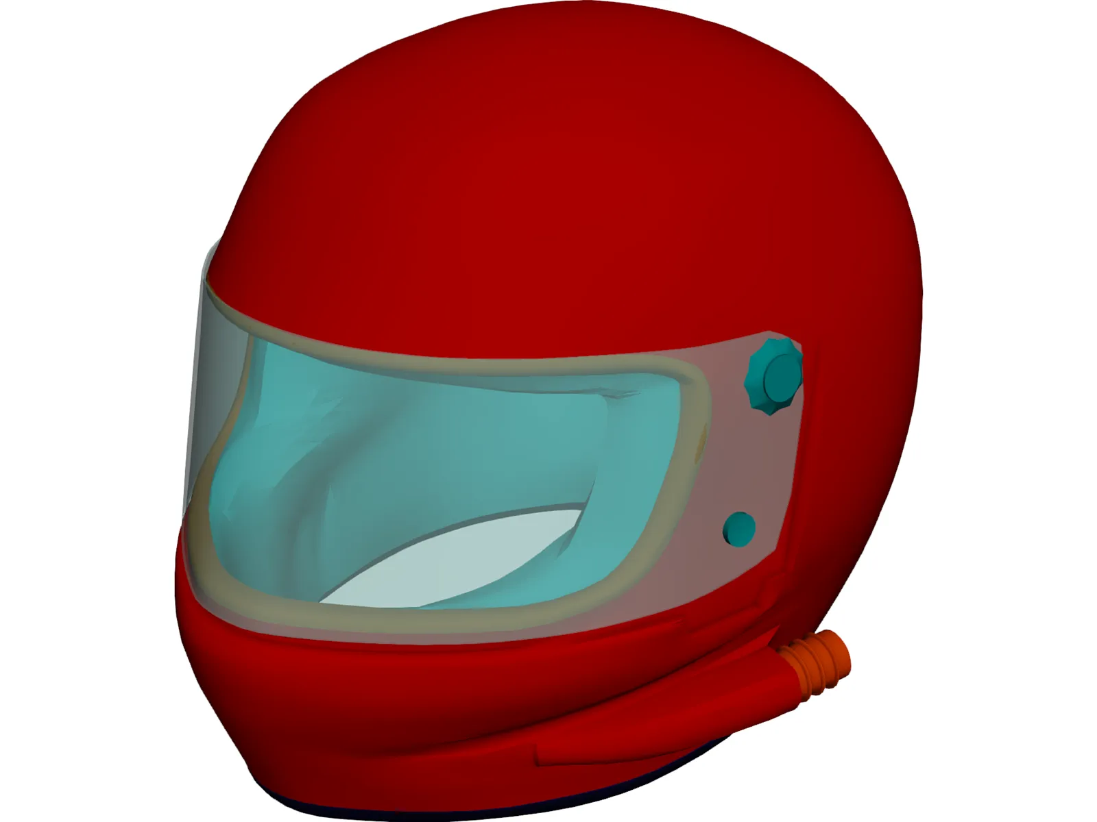 Helmet 3D Model main preview