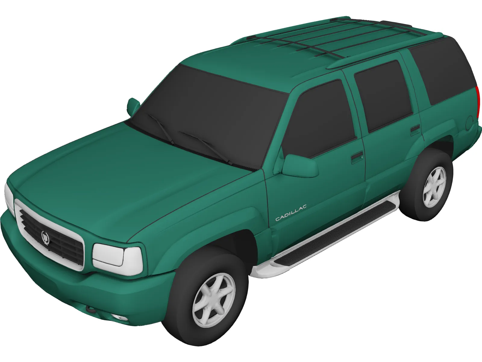 Cadillac Escalade (1999) 3D Model main preview