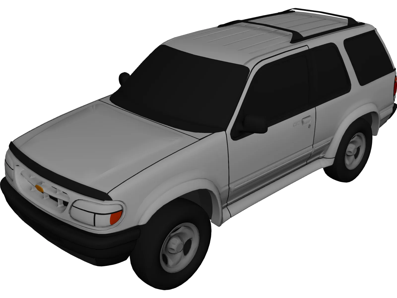 Ford Explorer Sport (1996) 3D Model main preview