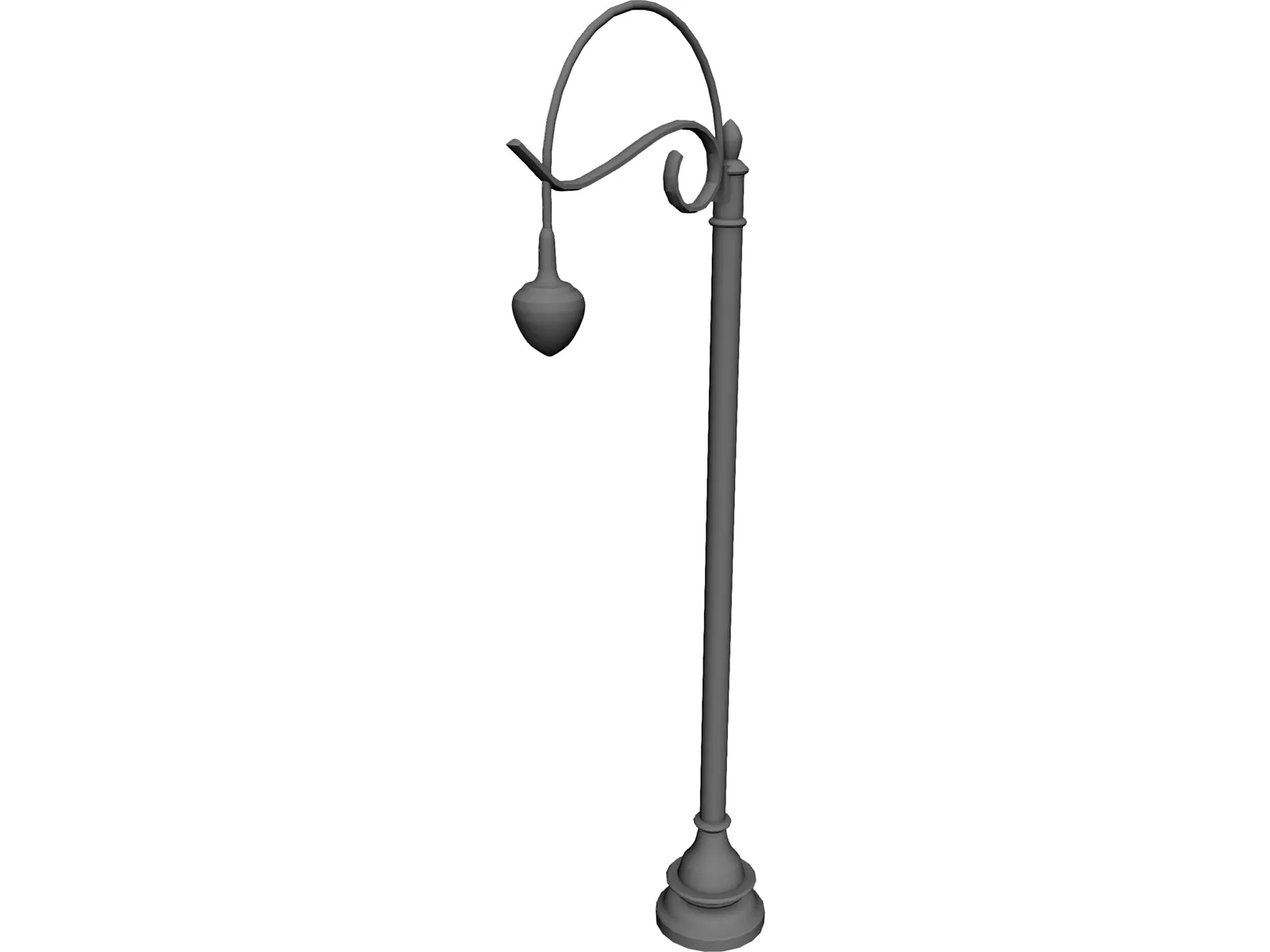 Street Light 3D Model main preview