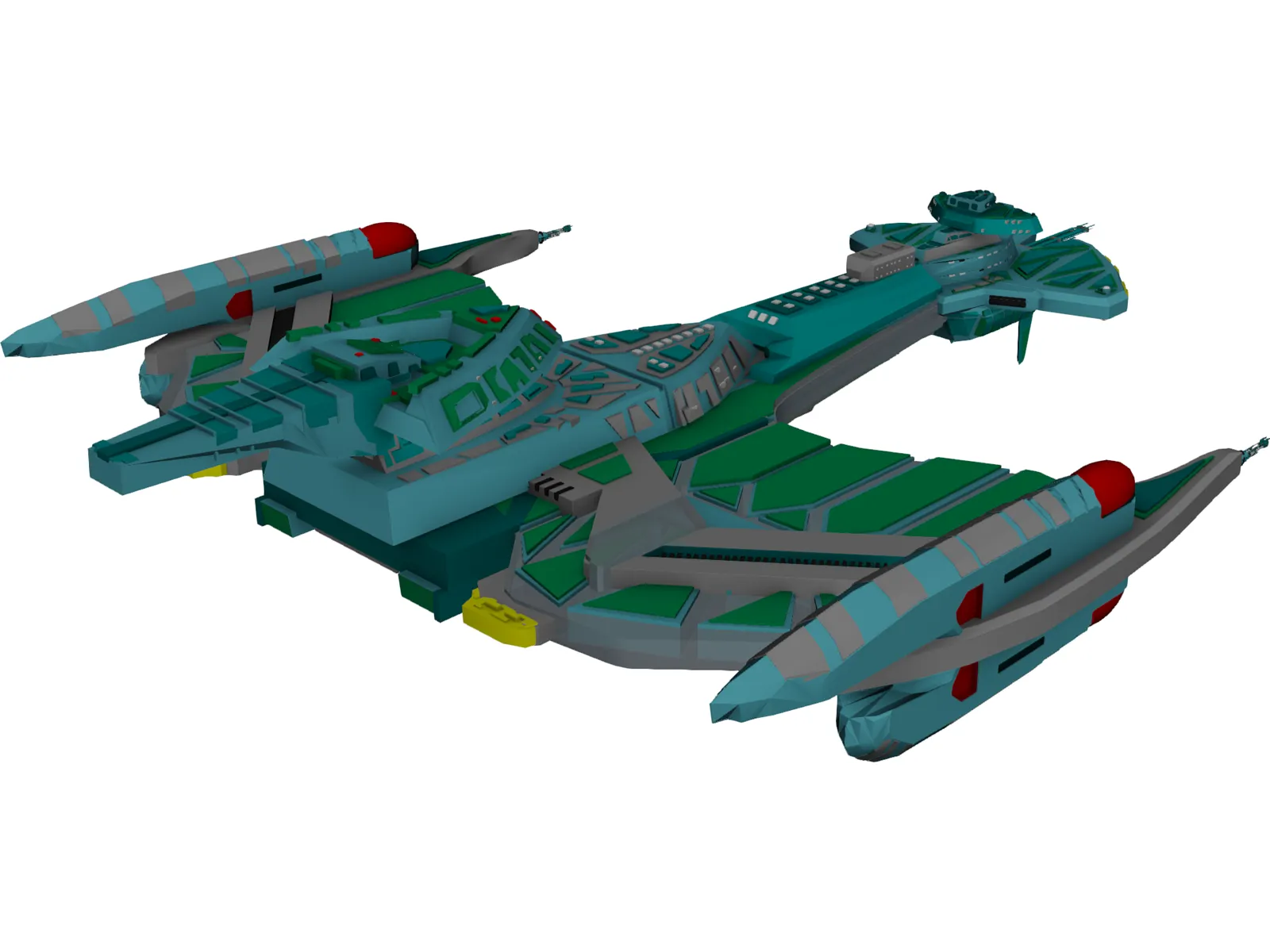 Star Trek Klingon 3D Model main preview