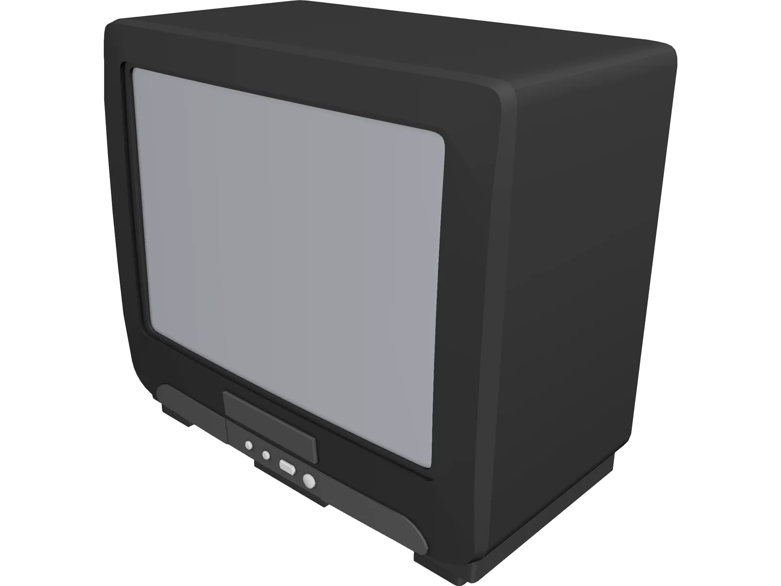 Television 3D Model main preview